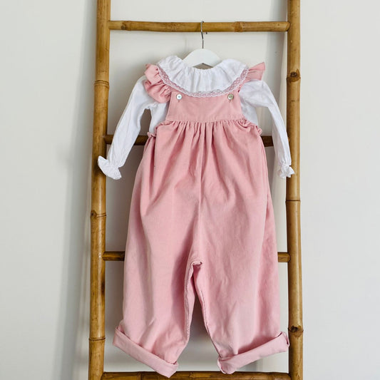 Ruffled Overalls