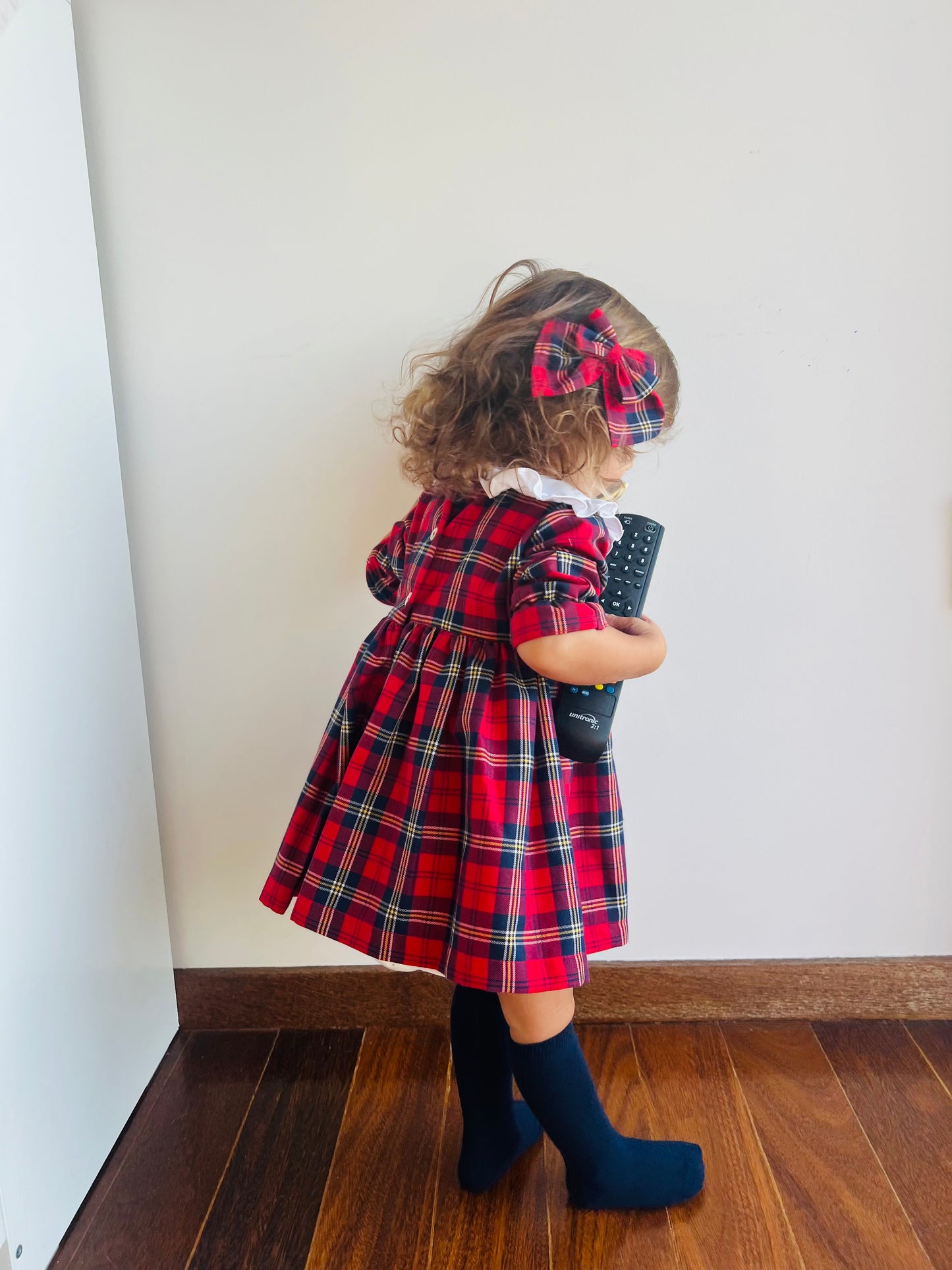Lucy Red Plaid Dress