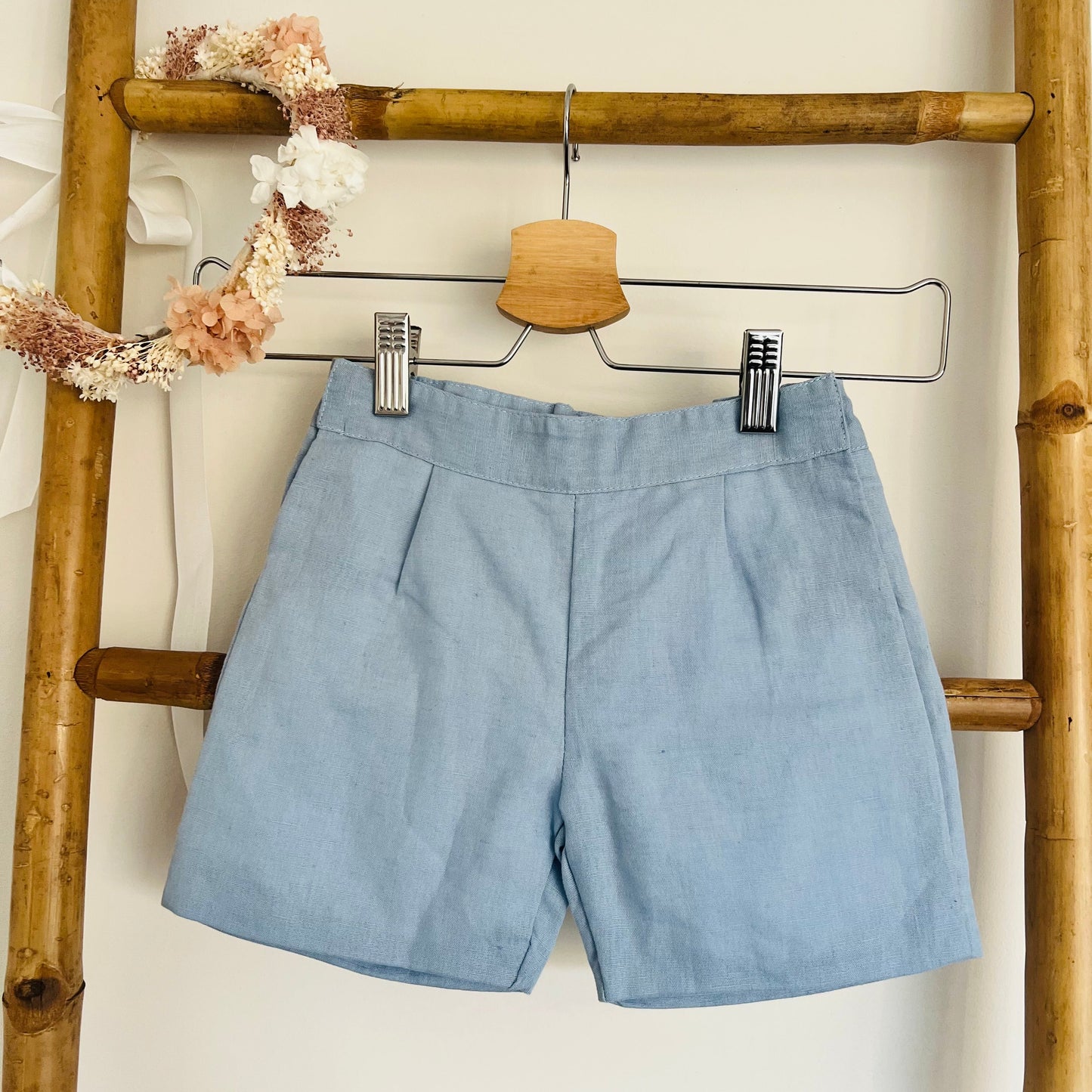 Calção Simples de menino (18 meses) - Azul Azafata
