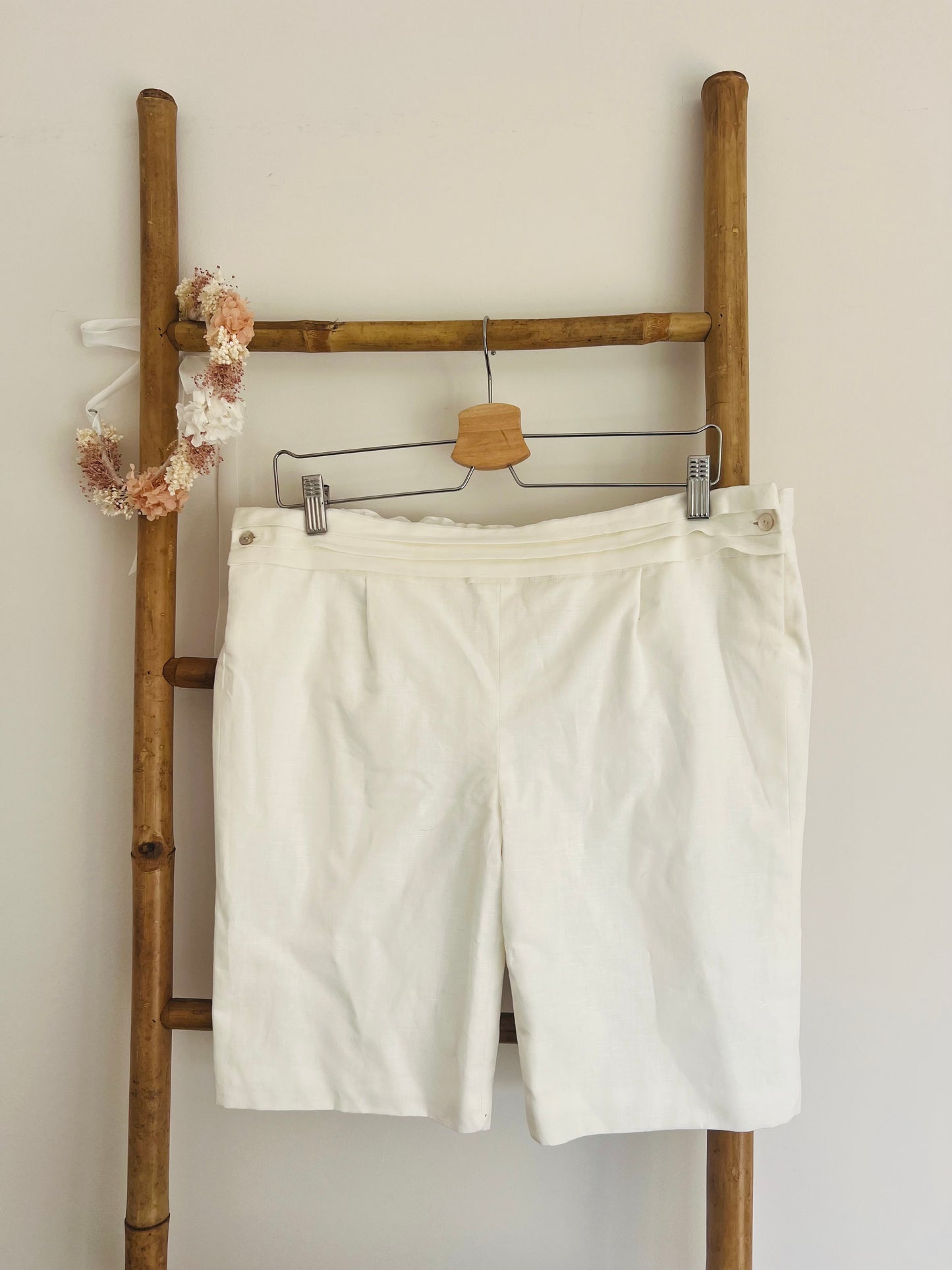Pearl White Shorts