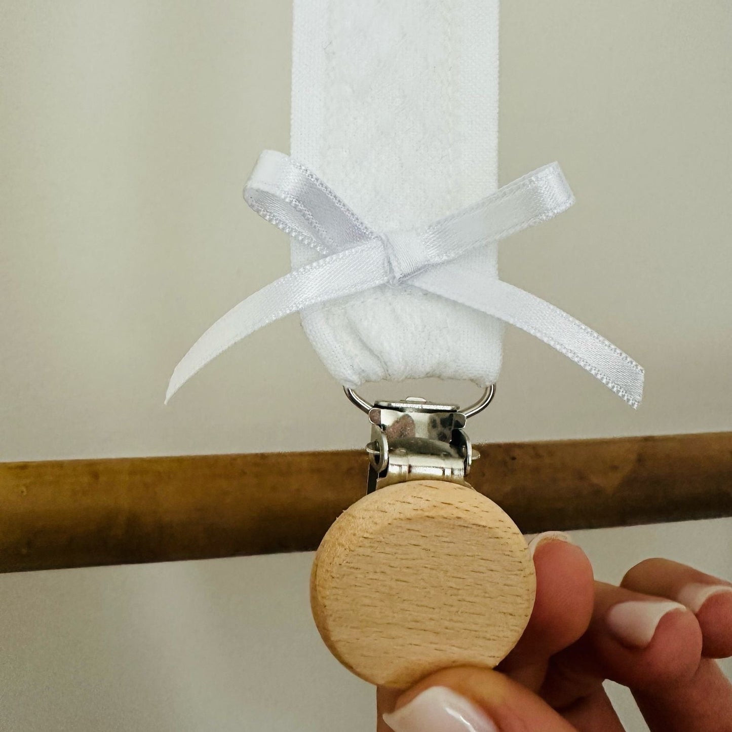 Pacifier Clip for Baptism