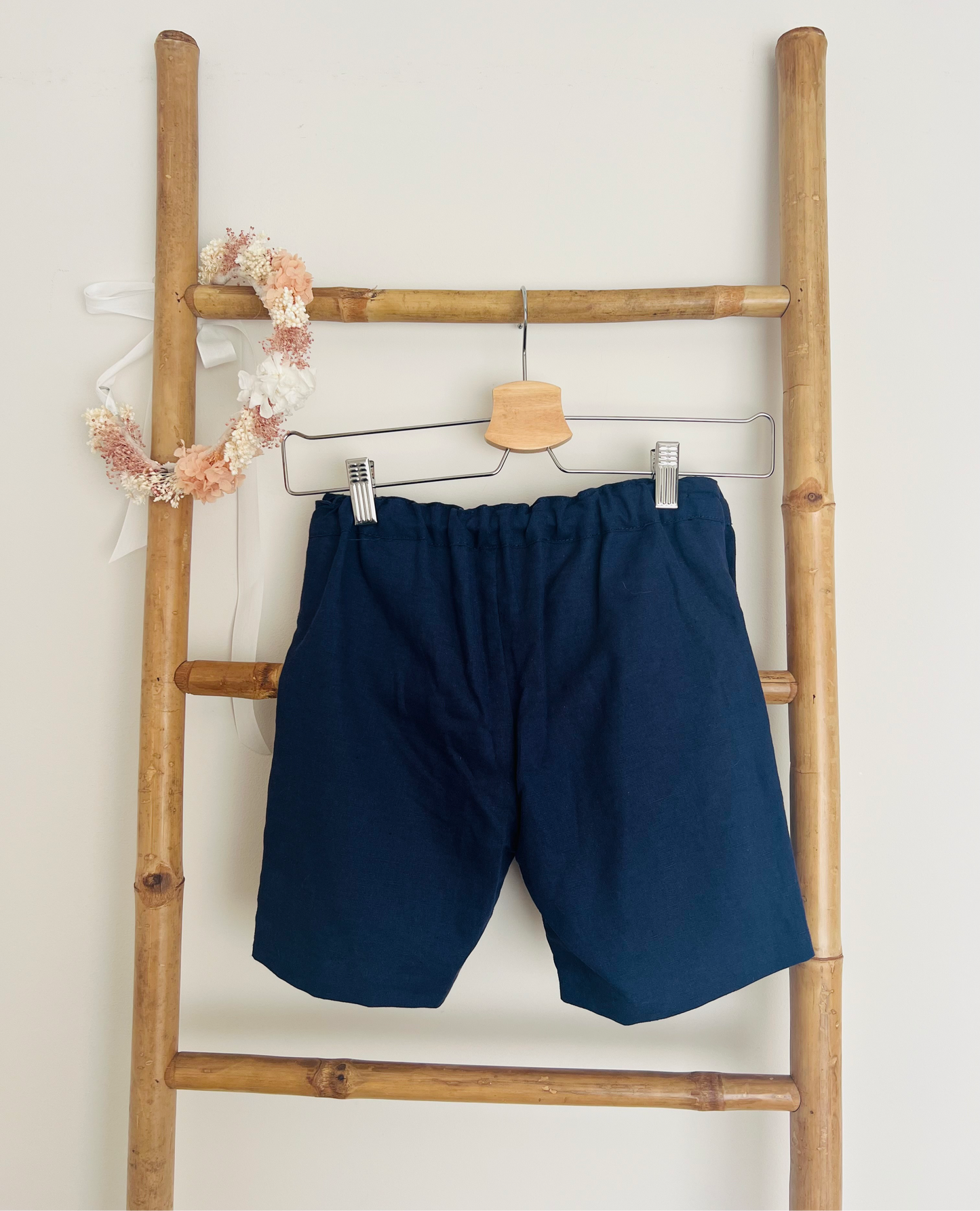 Navy Blue Simple Shorts