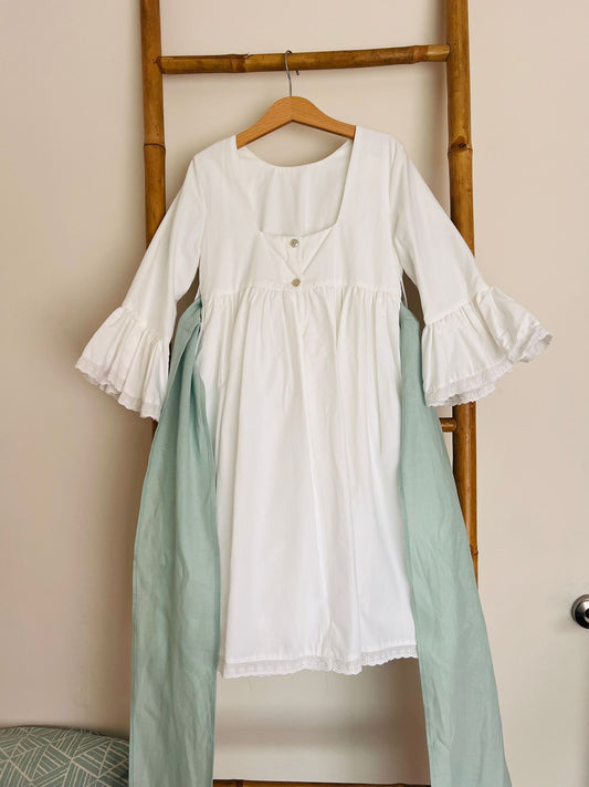 Vestido Adelina com Bordado Inglês