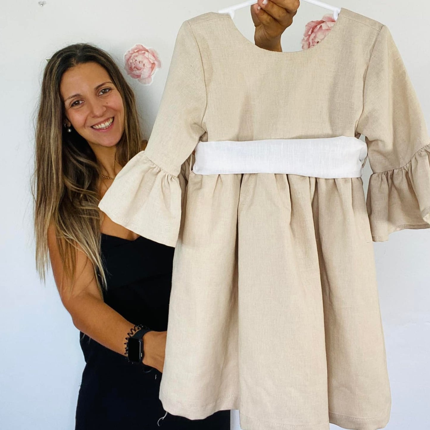 Vestido de lino Adelina