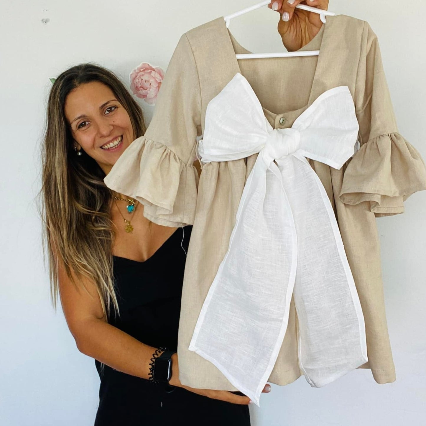 Vestido de lino Adelina