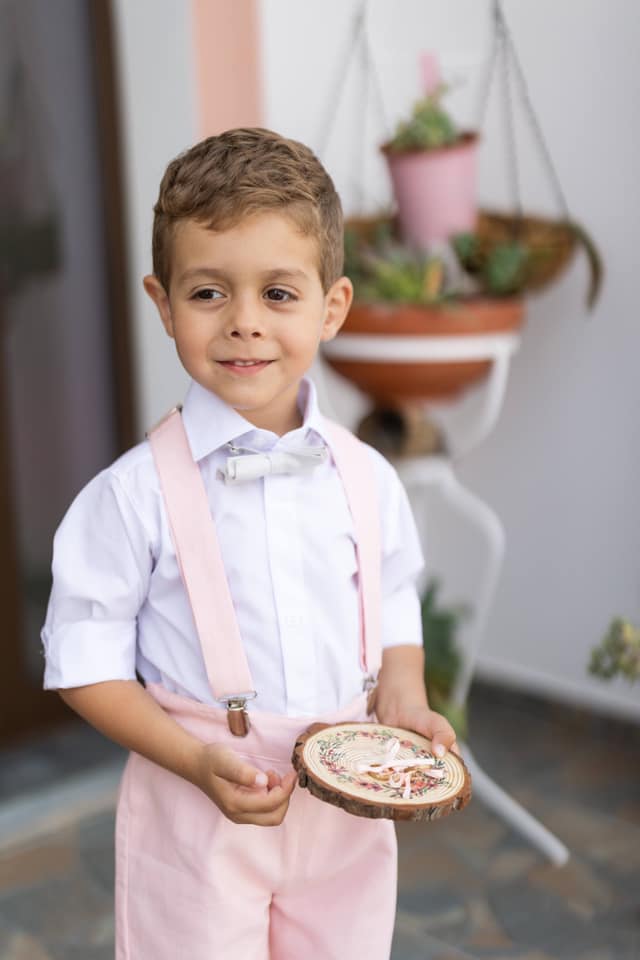 calcao com suspensorios cerimonia