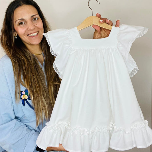 vestido menina das alianças