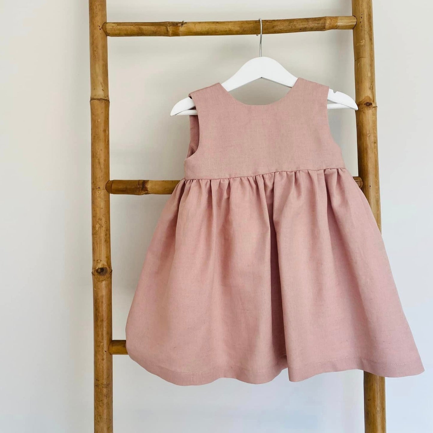 vestido menina linho