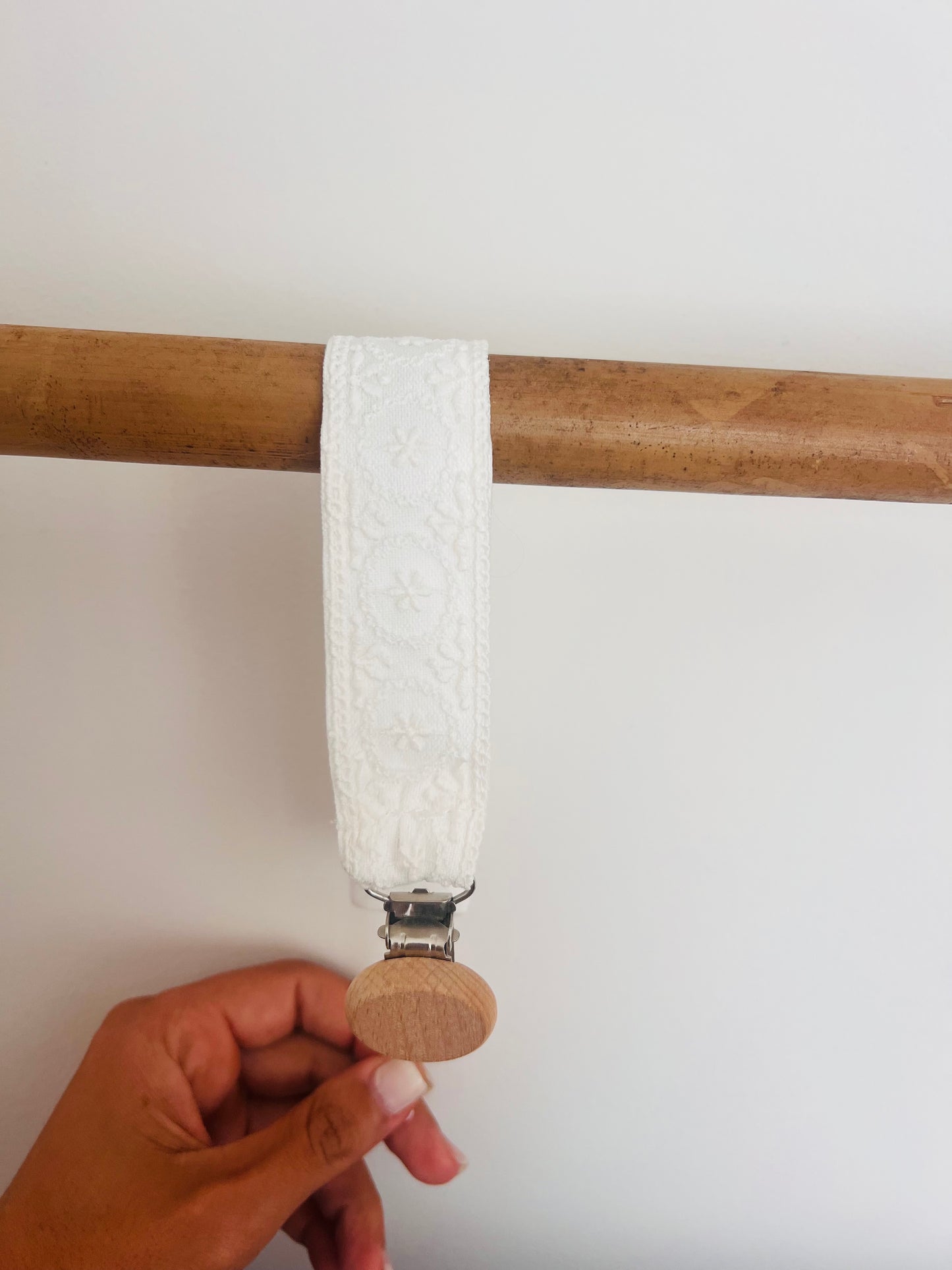 Pacifier Clip for Baptism