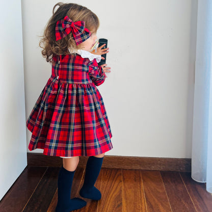 Lucy Red Plaid Dress