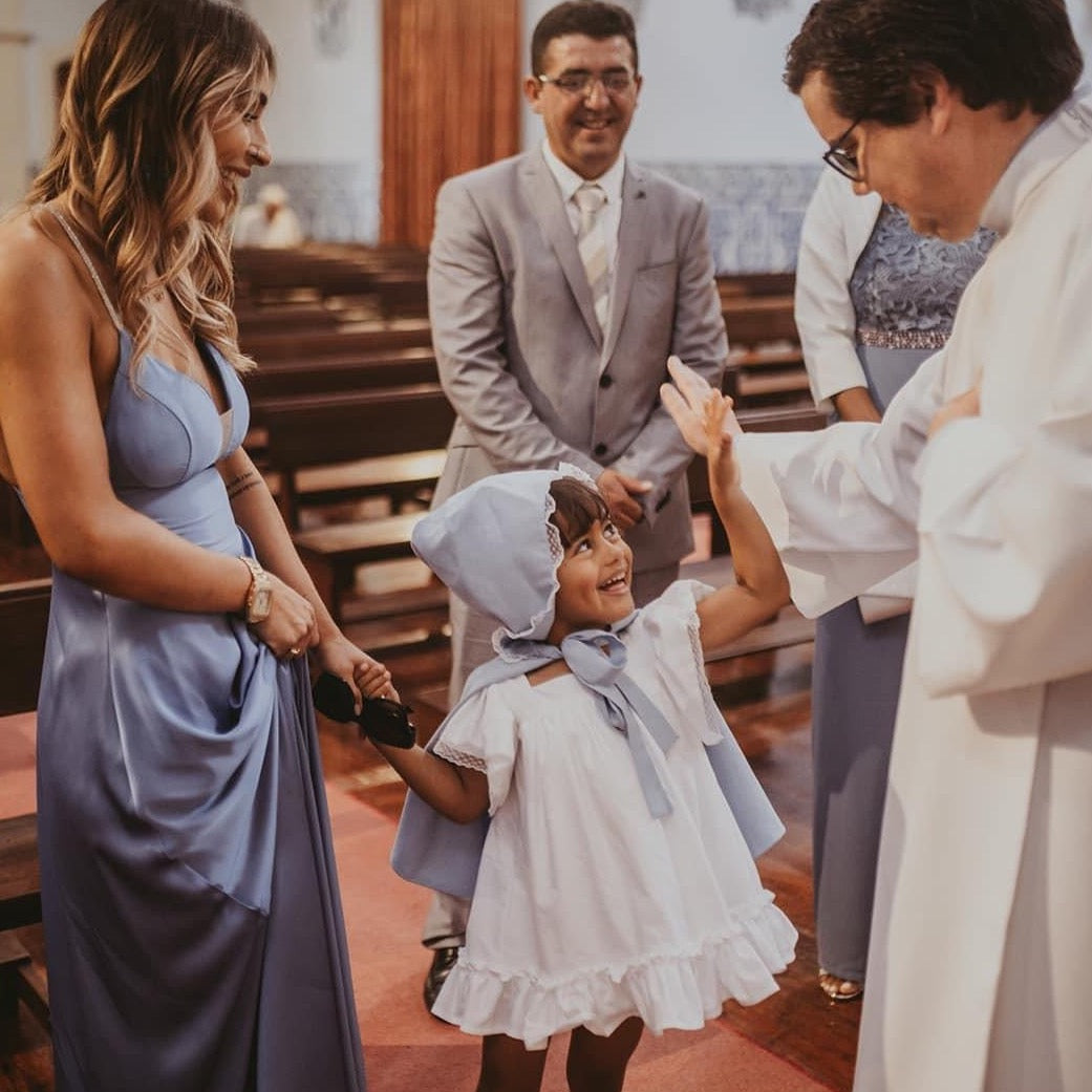 Cape with Hood and Lace