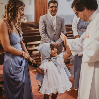 Cape with Hood and Lace