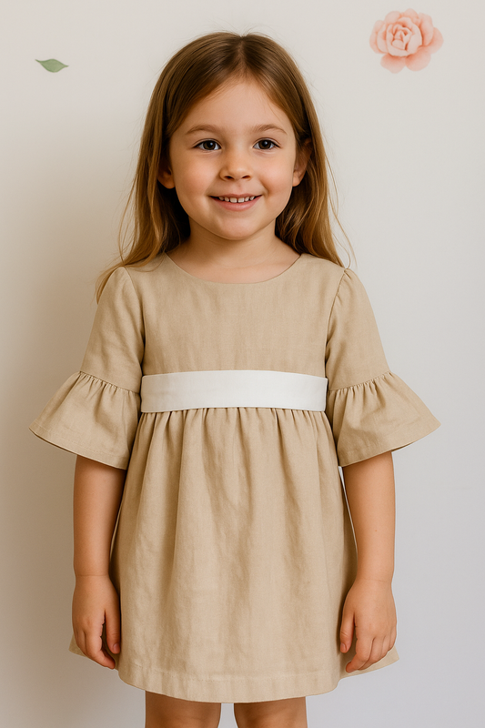 Adelina linen dress