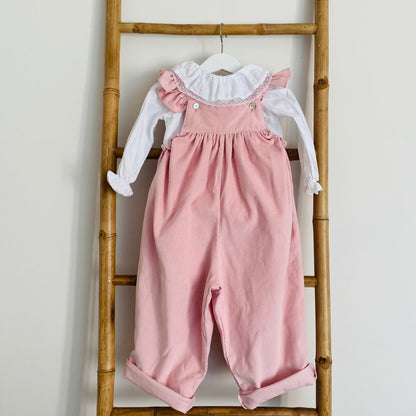Ruffled Overalls