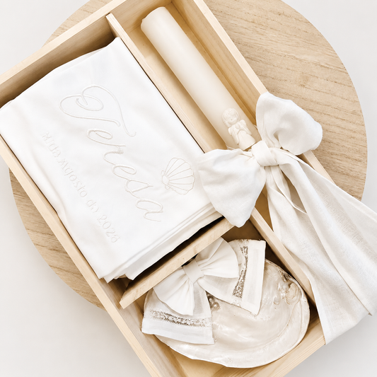 Conjunto batismo branco