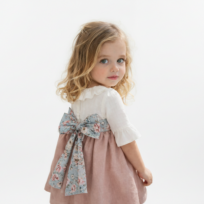 Vestido Beatriz com Faixa Florida