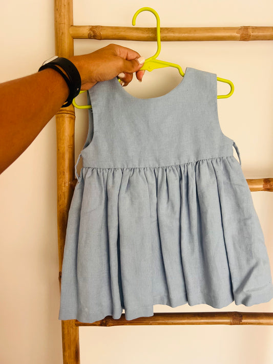 Vestido azul Azafata 18 meses