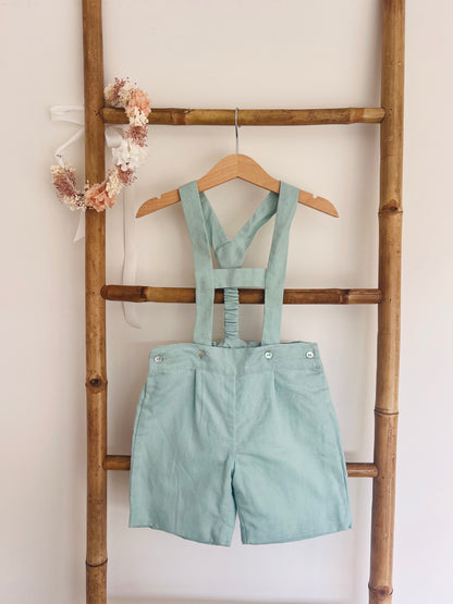 Water Green Tyrolean Shorts