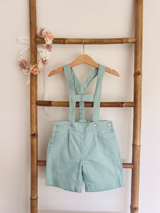 Water Green Tyrolean Shorts