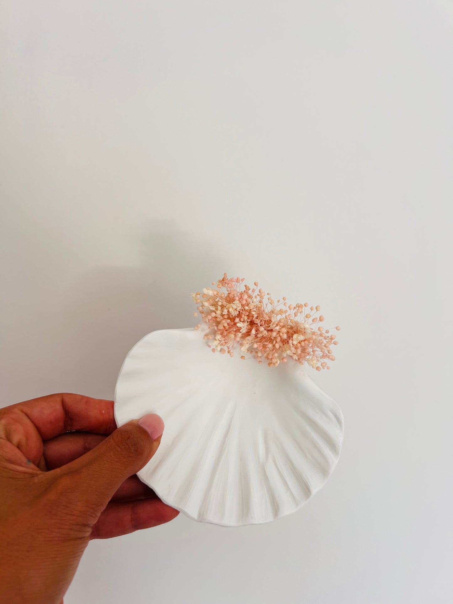 Conjunto de batismo com flores