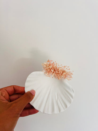 Conjunto de batismo com flores
