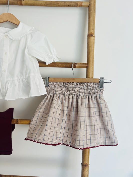 Saia tartan (apenas saia)