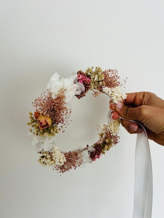 Tiara de Flores Preservadas