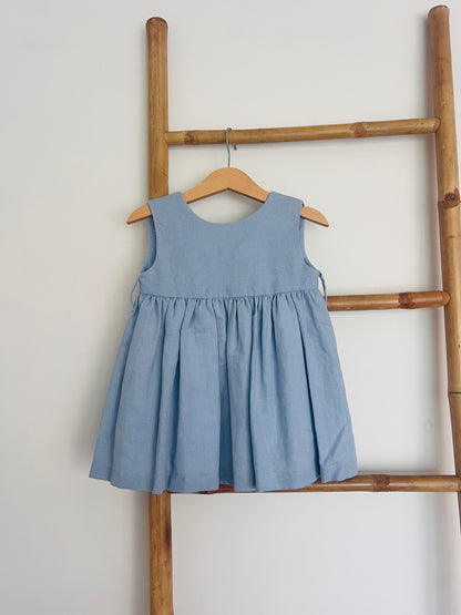Vestido azul Azafata 18 meses