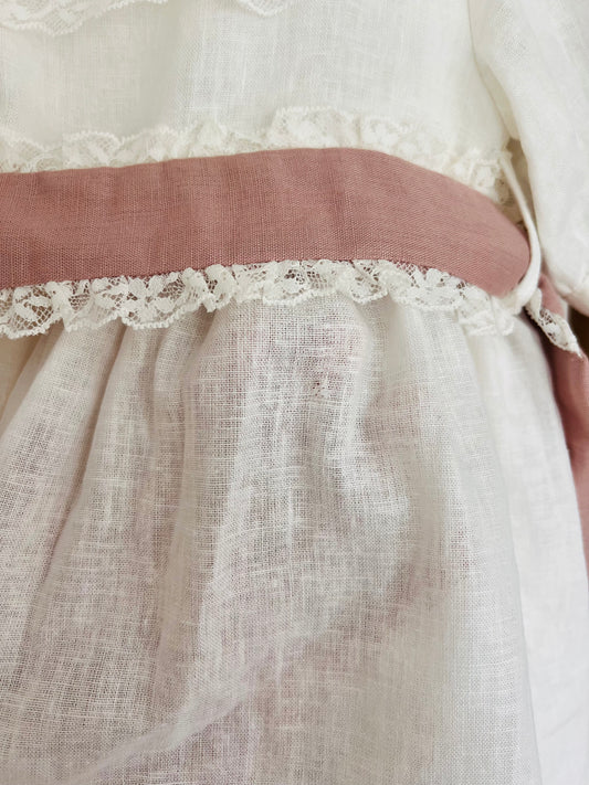 Vestido Dominique con defecto 12 meses