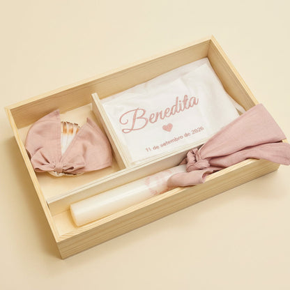 Conjunto de batismo coração