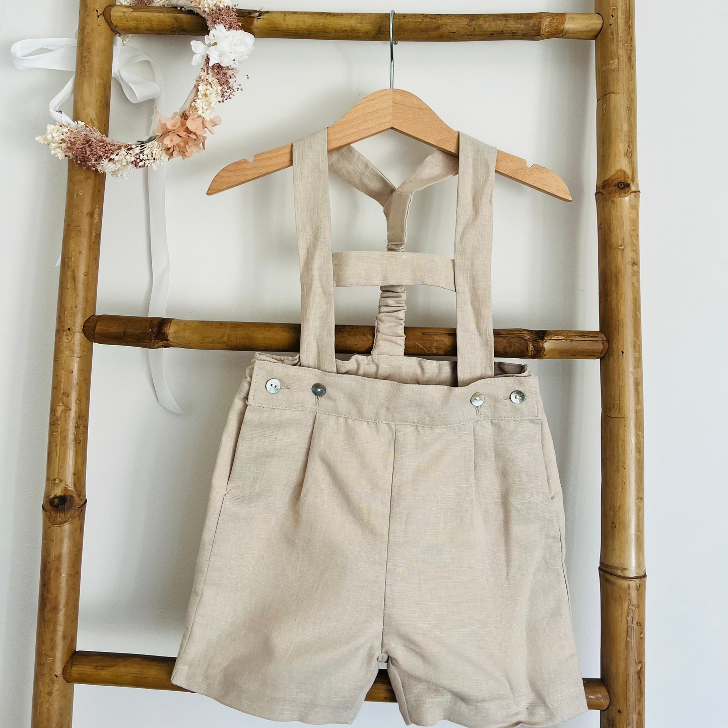 Beige Tyrolean shorts - Boy