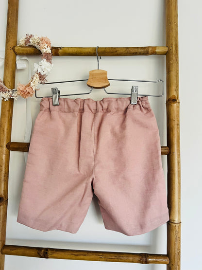 Boys' Simple Shorts - Old Pink