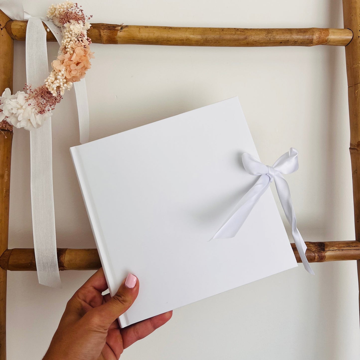 Guest Book with Ribbon