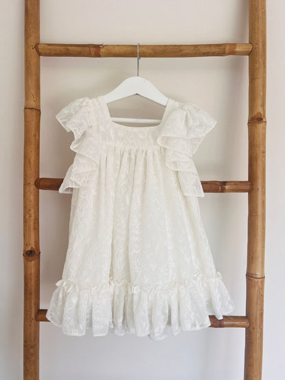 Vestido Organza com Folho