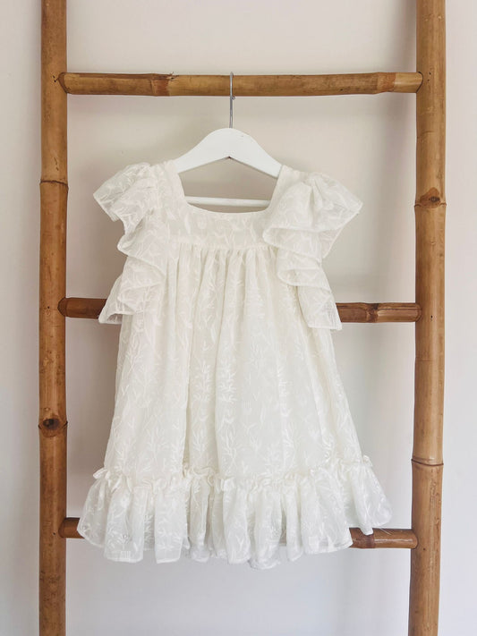 Vestido Organza com Folho