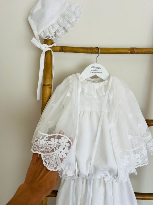 Conjunto mandrião e capa