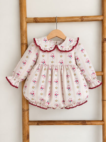 fofo de natal para bebe com flores