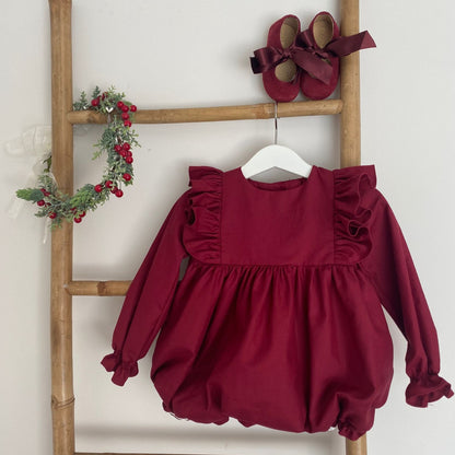 fofo vermelho bordeaux cerimonia menina 