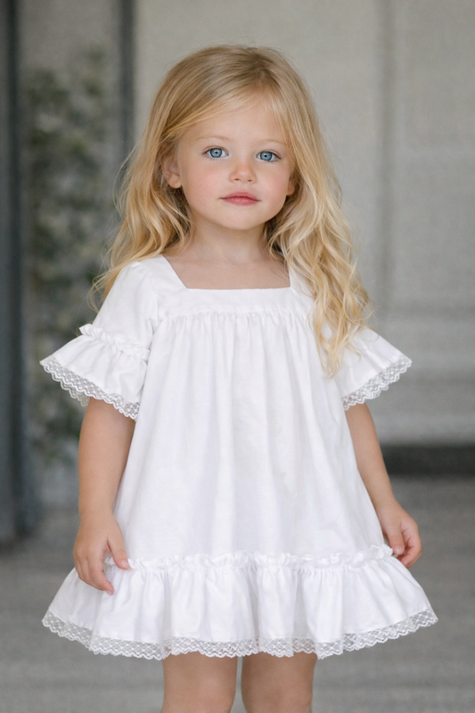 vestido branco crianca menina cerimonia