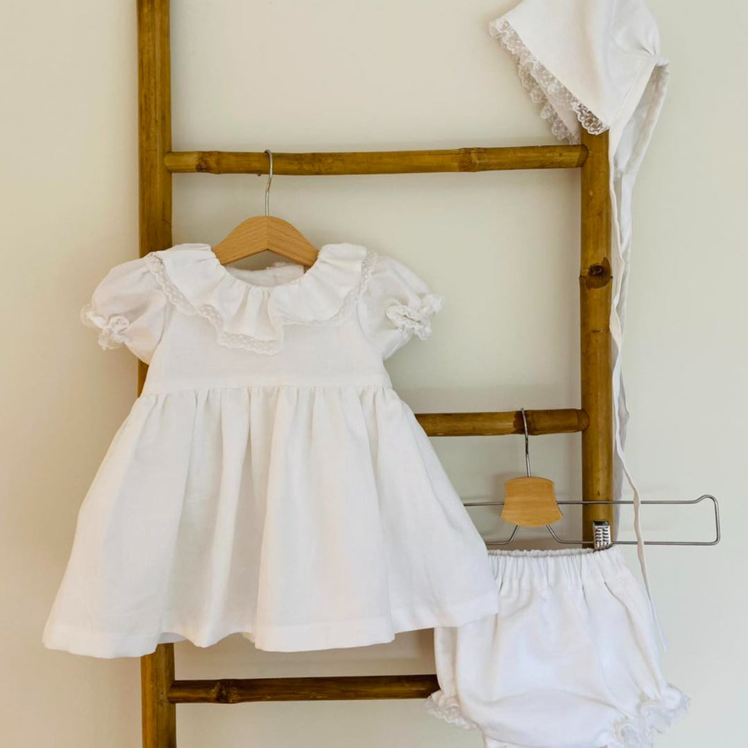 vestido cerimonia branco com renda menina2