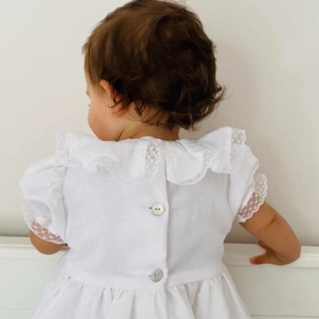 vestido cerimonia branco com renda menina5