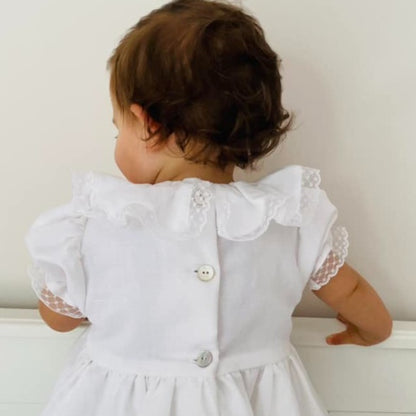 vestido cerimonia branco com renda menina5