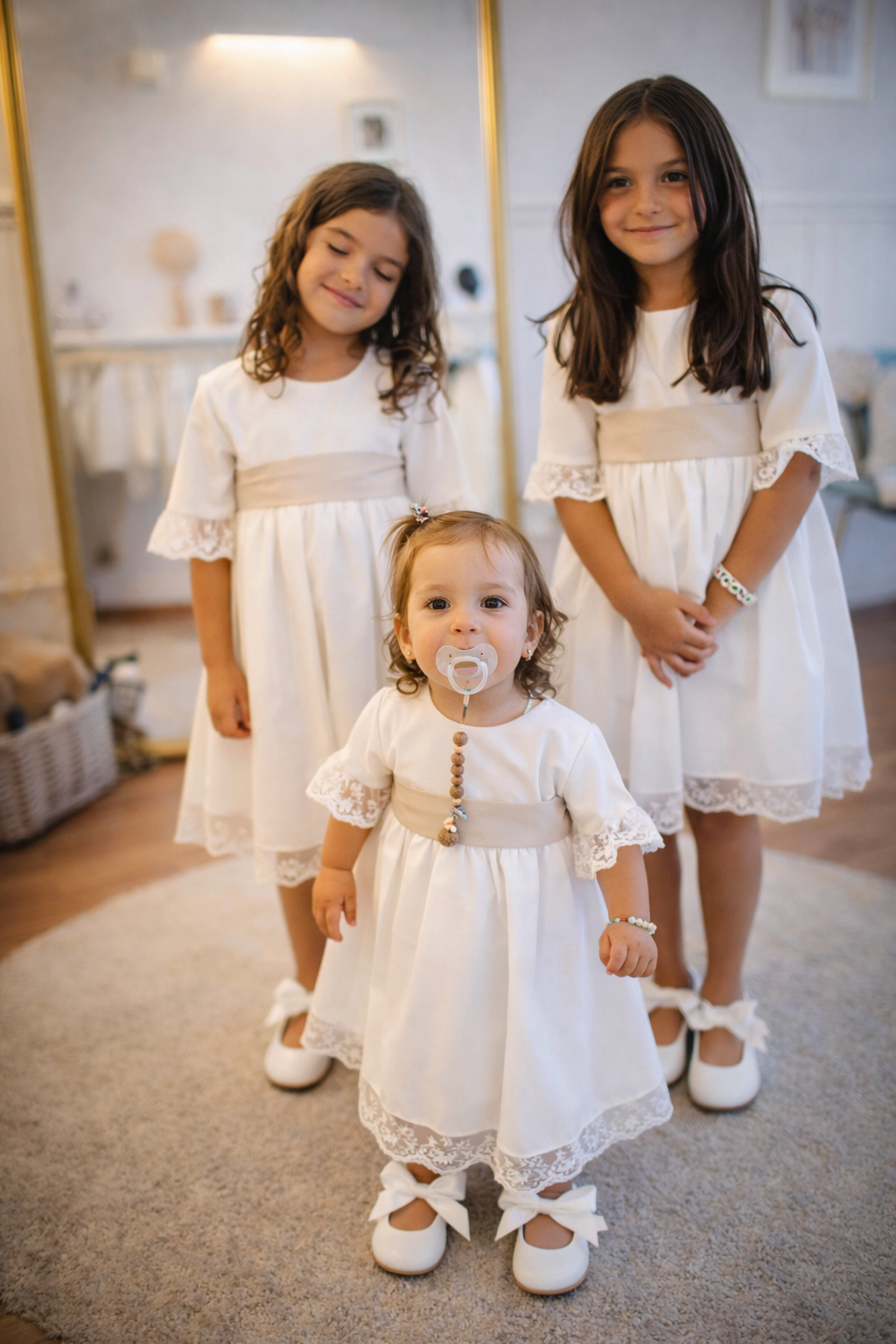 vestido para meninas das alianças 