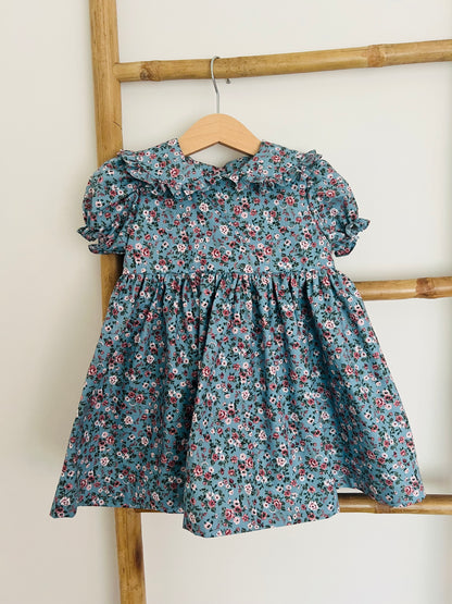 vestido com flores menina portugal crianca1