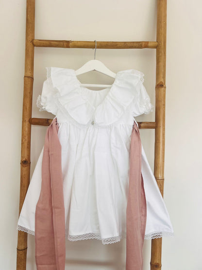 vestido com renda e manga cerimonia crianca menina1