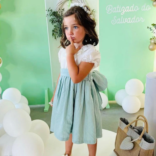 vestido com renda na gola e manga cerimonia menina1