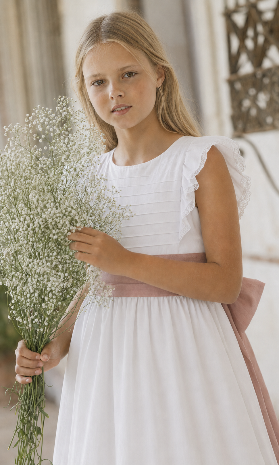 vestido comprido para comunhão de menina1