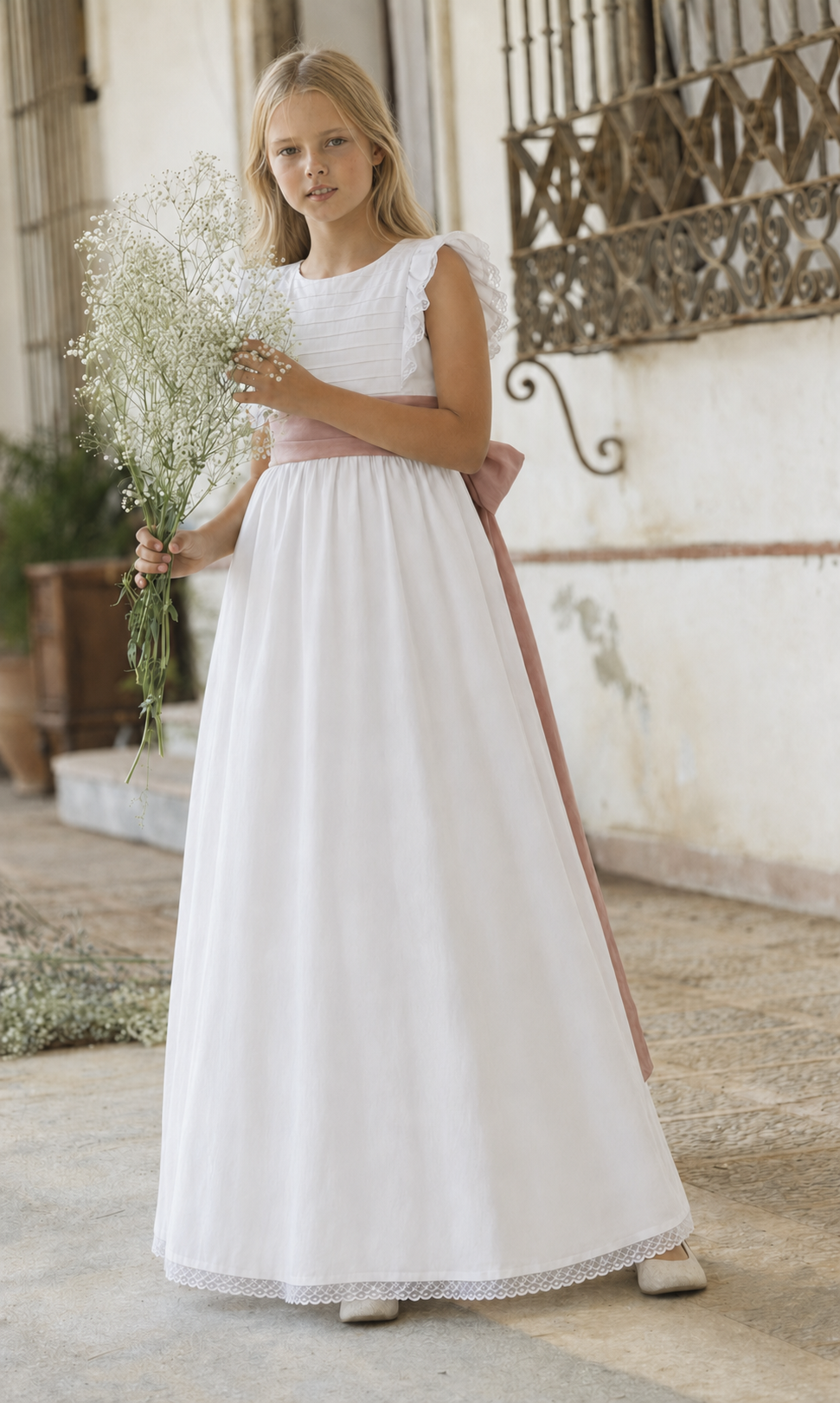 vestido comprido para comunhão de menina2