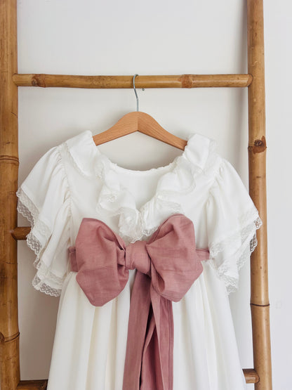 vestido comprido para crianca comunhao1