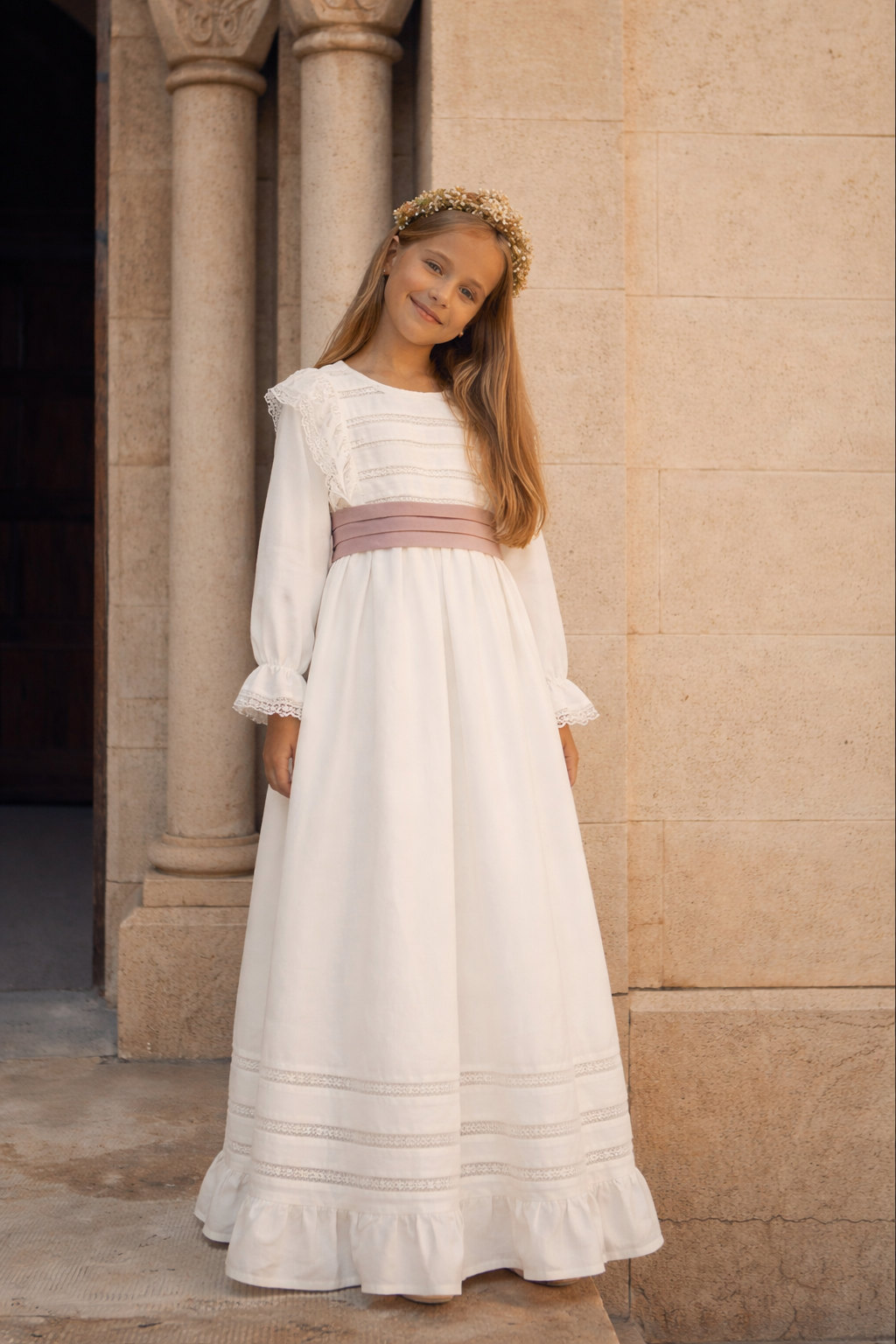 vestido comunhao para menina 5 comunhao solene 